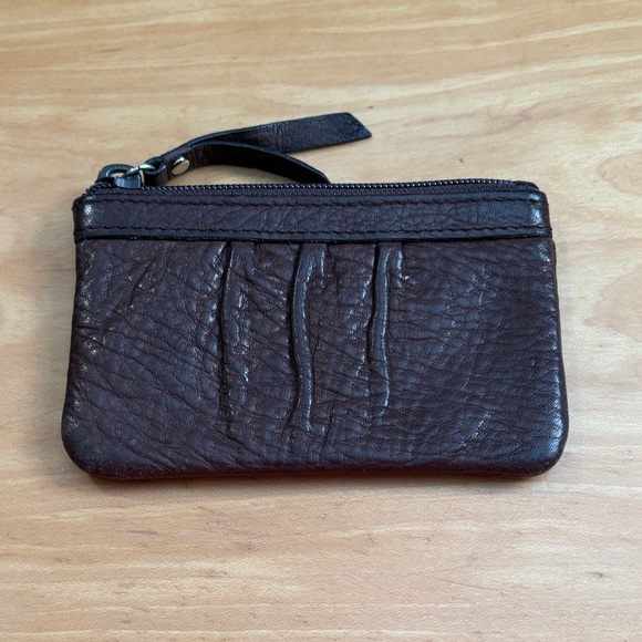 Fossil Brown Leather Key & Card Holder - Picture 2 of 8